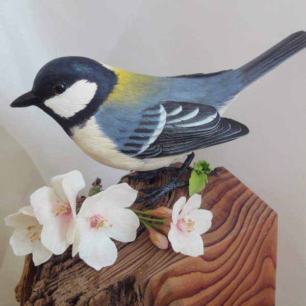 バードカービング 鳥 彫刻 - インテリア小物